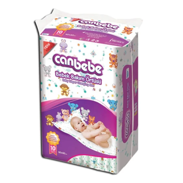 Canbebe Bebek Bakım Örtüsü 8Lı