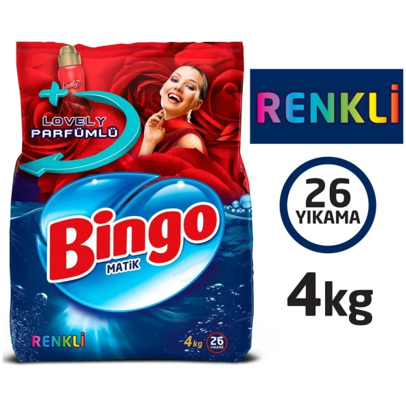 Bingo Matik Renkli 4 kg