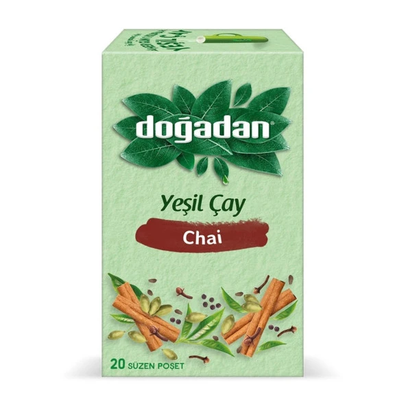 Doğadan Yeşilçay Chai 20Li 34 Gr