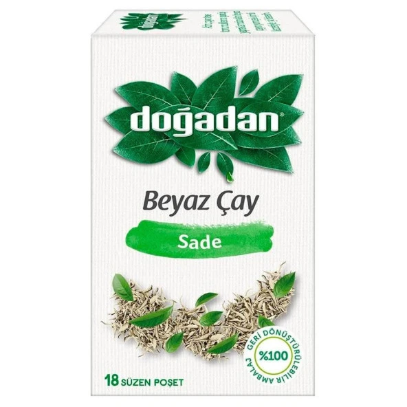 Doğadan Beyaz Çay 25,2 Gr Sade 18Li