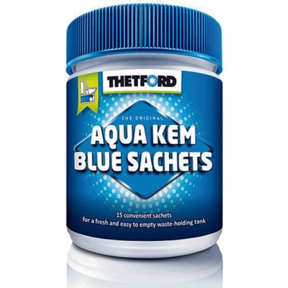 Thetford Aqua Kem Blue Sachets Atık Su Parçalayıcı Mavi Toz