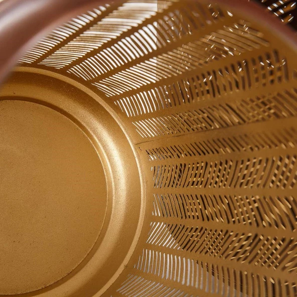 Balin 3lü Safran Metal Mumluk 26x42 cm - 4