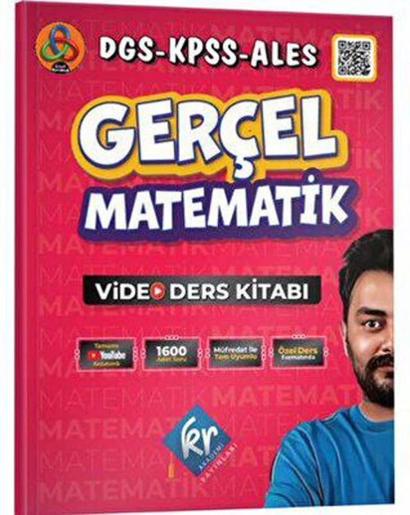 KR Akademi Gerçel Matematik DGS KPSS ALES Video Ders Kitabı
