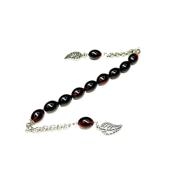 Beyzi Model 9-11mm Ateş Kehribar Zaza Tesbih ürün görseli