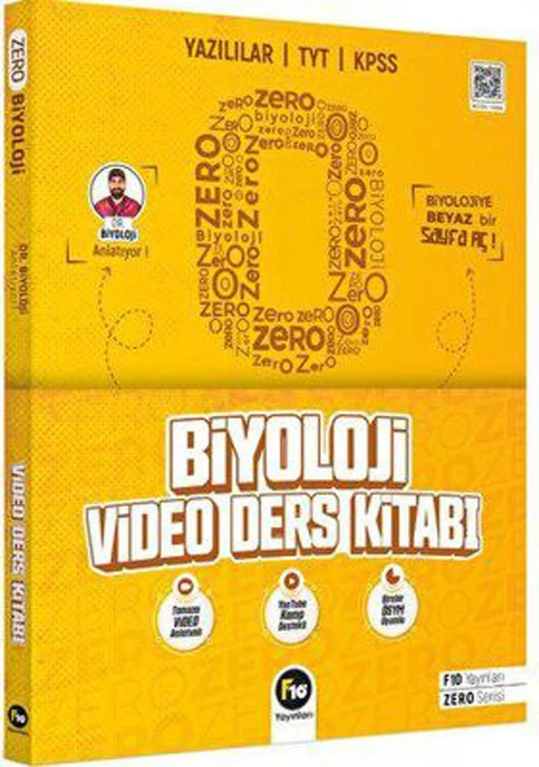 F10 Dr. Biyoloji Barış Hoca ile Sıfırdan Biyoloji Video Ders Kitabı