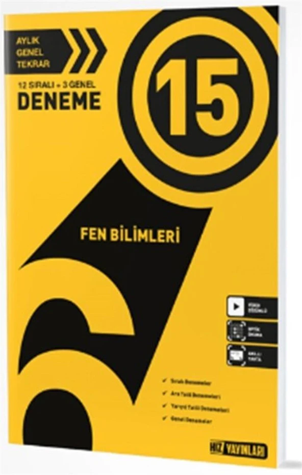 Hız 6.Sınıf Fen Bilimleri 15 li Deneme