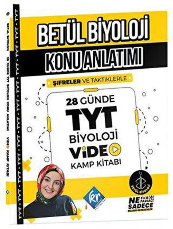 Kr Akademi Betül Biyoloji Konu Anlatımı 28 Günde TYT Biyoloji Video Kamp Kitabı