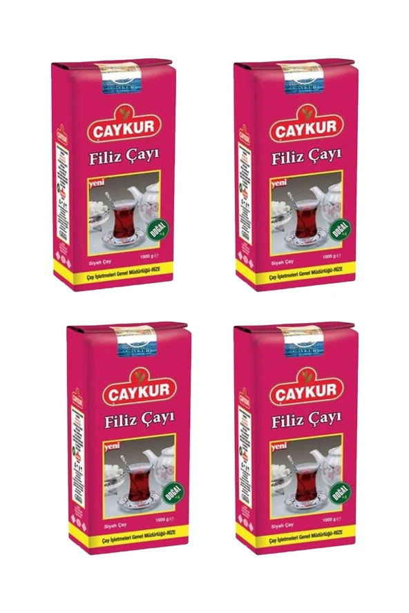 ÇAYKUR FİLİZ 1 kg x 4 Adet