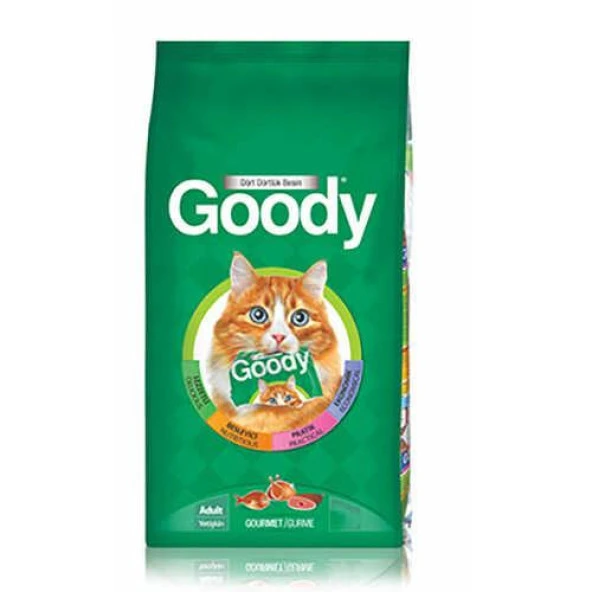 Goody Gourmet Renkli Taneli Kedi Maması 15 Kg