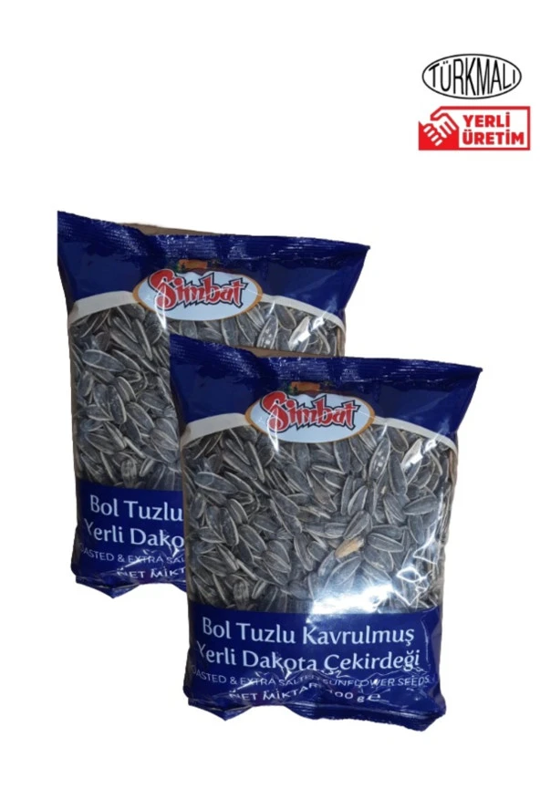 YERLİ DAKOTA ÇEKİRDEĞİ BOL TUZLU 400 GRX2 ADET