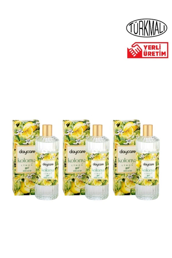 LİMON KOLONYASI DAYCARAE 400 ML X3 ADET