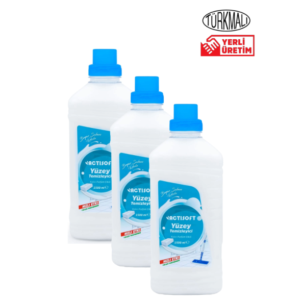 YÜZEY TEMİZLEYİCİ ACTİSOFT 1500 ML X 3 ADET - 1