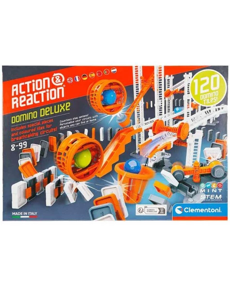 Clementoni Bilim ve Oyun Action & Reaction Domino Etkisi 19339