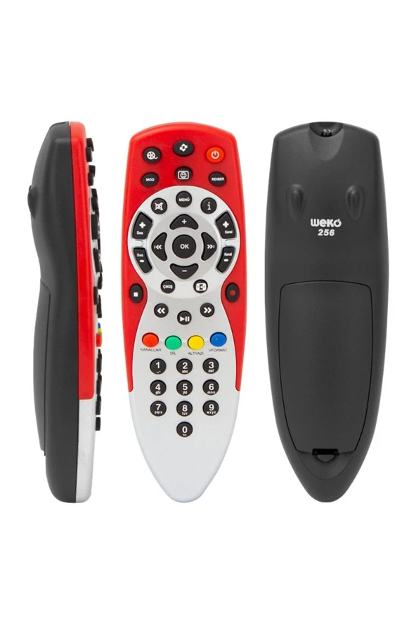 Weko Kr Dt-8003 Hd Plus Kırmızı Uydu Kumandası