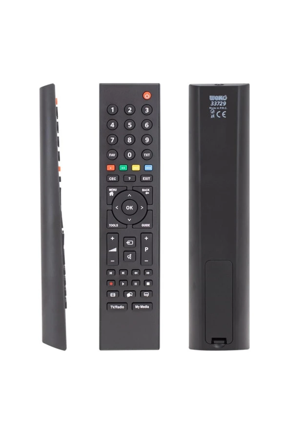 Weko Kl -beko My Media Tuşlu Lcd Tv Kumandası (rc3214803-tp6187r-p1-m7485600127x)