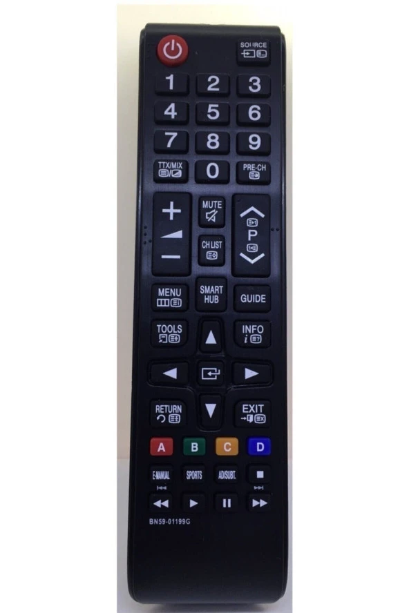 Tüm Modellerine Uyumlu Kısa Smart Hub Tuş Lcd Led Tv Kumandası Kumm22