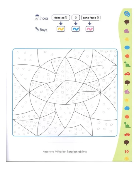 5-6 Yaş Akıllı Boyama Sihirli Sayılar Uçanbalık Yayınları - Resim 3