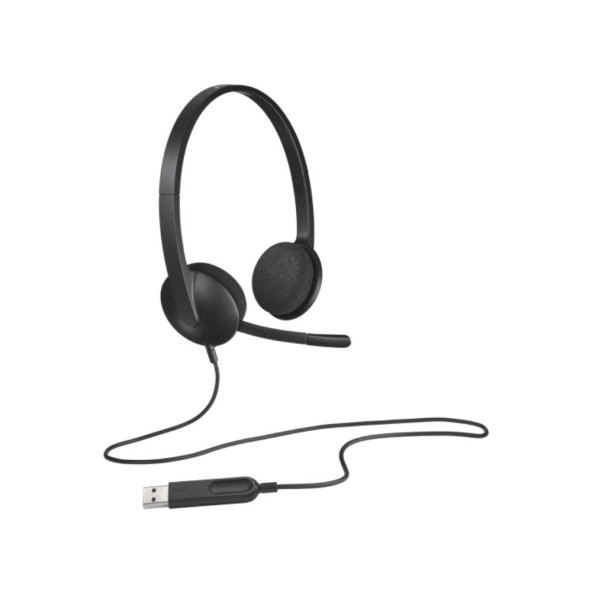 Logitech H340 Mikrofonlu Kablolu Kulak Üstü Kulaklık - Siyah 981-000475 - 4
