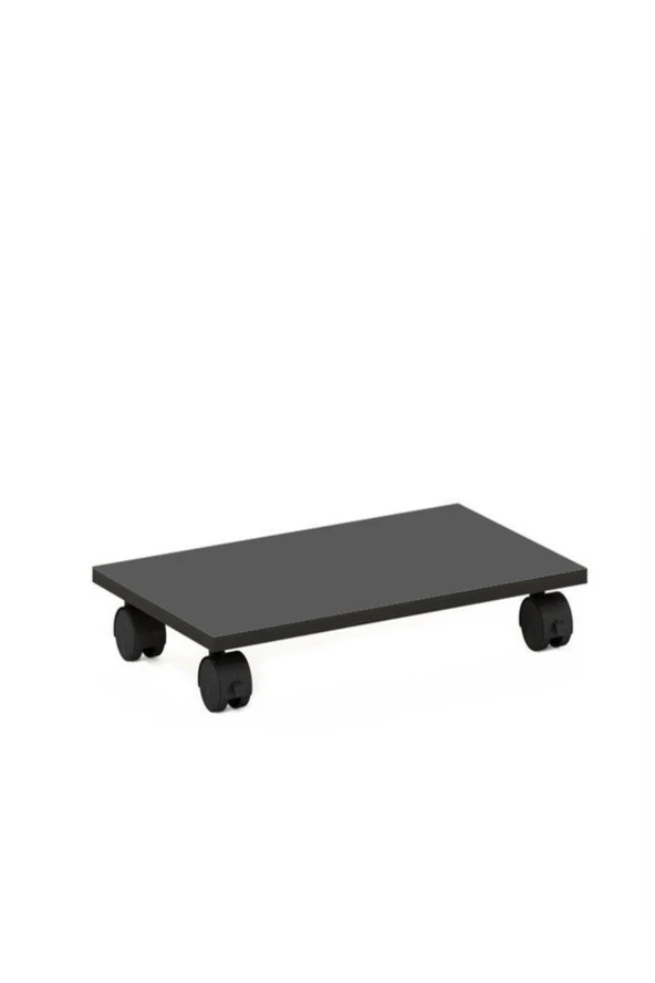 servetavcı Bilgisayar Kasası Sehpası - Antrasit 2 (FRENLİ TEKERLİ) 22x39 - 2