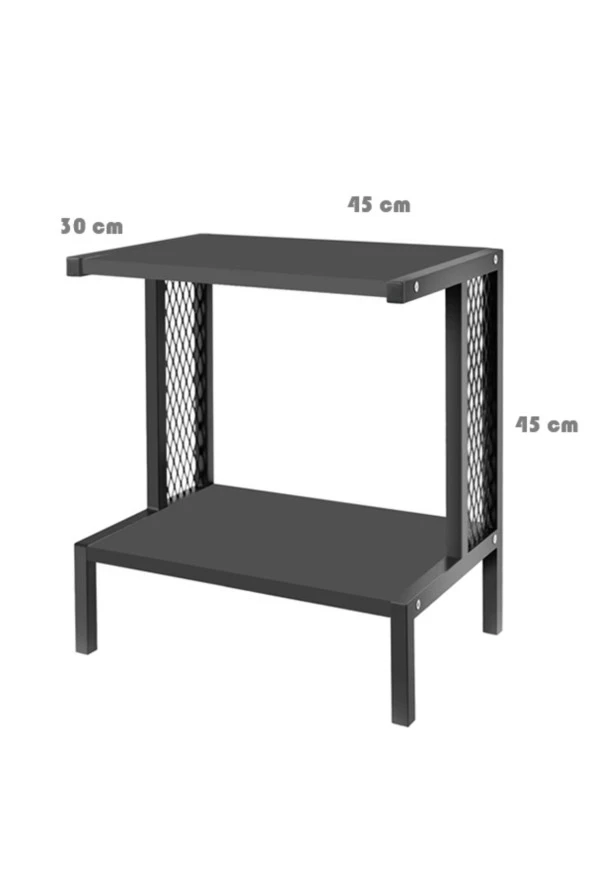 servetavcı Yazıcı Sehpası - Ceviz (TEKERLİ) 45x30 - 4