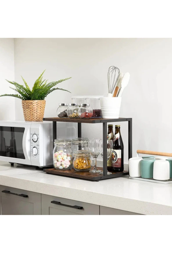 servetavcı Yazıcı Sehpası - Ceviz (Tekerli) - Resim 4