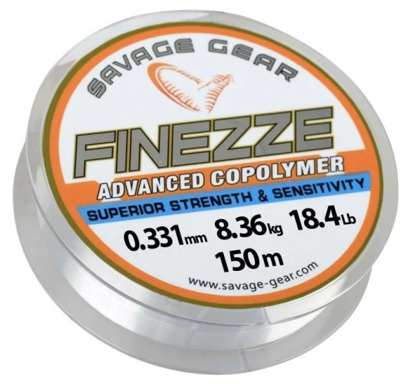 Savage gear Finezze Mono 300 mt Clear Misina  0,165 mm