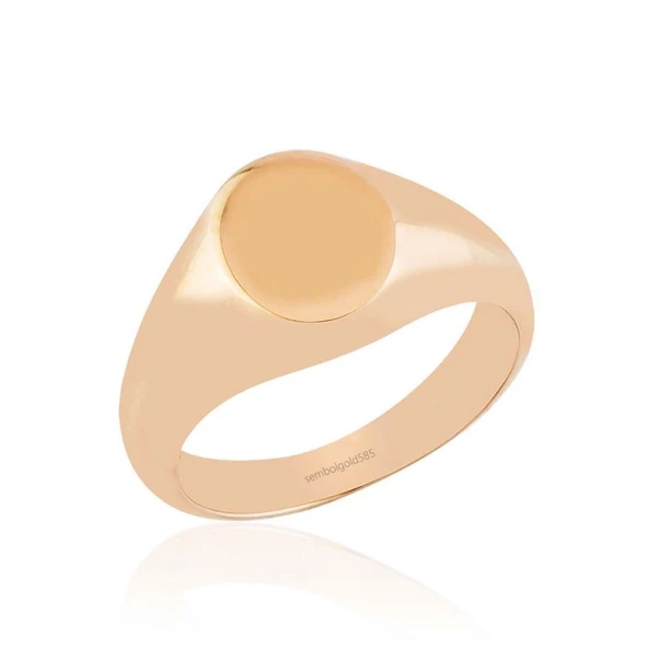Şövalye Rose Altın Yüzük 14K