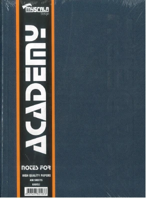 Özkan Defter Düz 240 Yap. Ciltli 20x28 Sert Kap  Lacivert ürün görseli 1