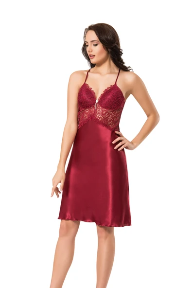 Donna 5515 6'Lı Saten Gecelik Ve Sabahlık Çeyiz Seti Takımı - 2