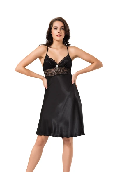 Donna 120 2'Li Saten Gecelik Ve Sabahlık Takım Çeyiz - 2