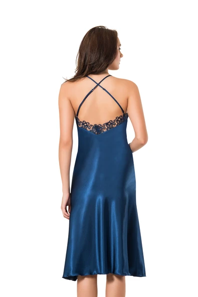 Donna 5550 6'Lı Saten Gecelik Ve Sabahlık Çeyiz Seti Takımı - 3