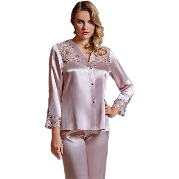 GECELİK SABAHLIK SATEN 6'LI SET ÇEYİZ TAKIM JEREMİ 441 - 3