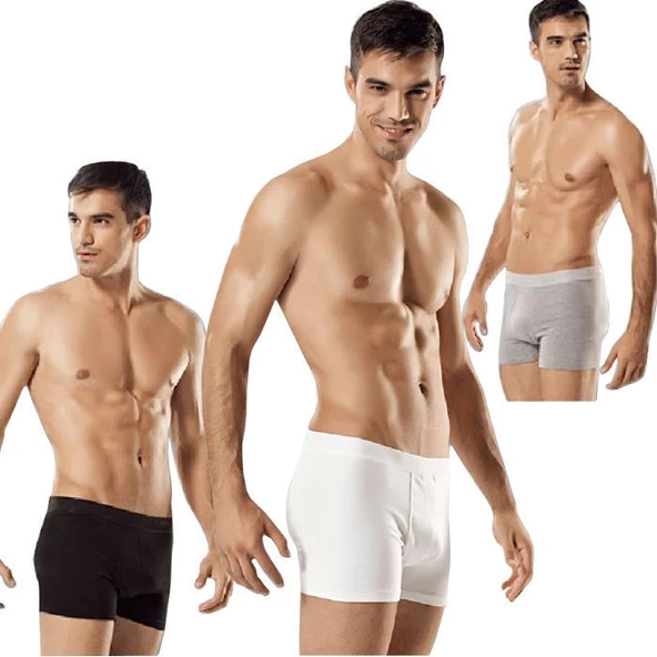 Tutku 6'lı Paket 0114 Likralı Pamuk Erkek Boxer - 4