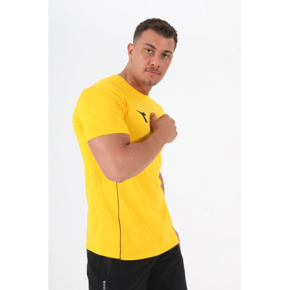 Diadora Satürn Antrenman T-shirt Sarı 1010262 - 2