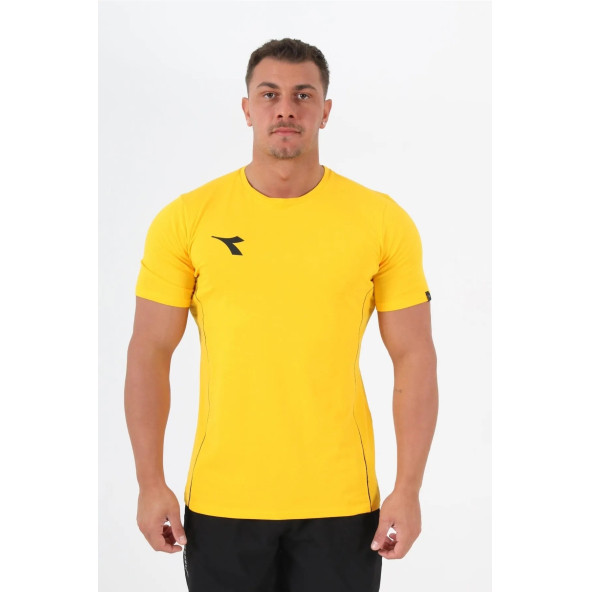 Diadora Satürn Antrenman T-shirt Sarı 1010262 - 3