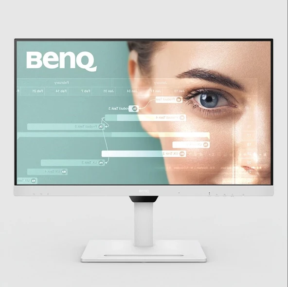 BenQ GW2790QT 27 IPS 2K QHD 75hz HDMI USB-C 3xUSB 3.2 2xDP Daisy Chain Pivot Eye Care Beyaz Monitö ürün görseli 1