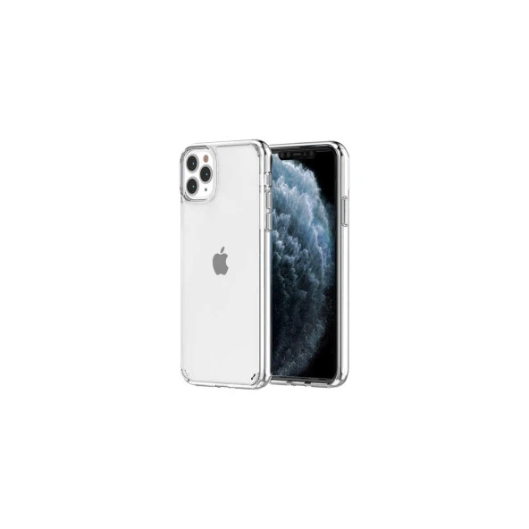 Vendas Apple iPhone 11 Pro Air Craft Serisi Sert Silikon Kılıf Şeffaf