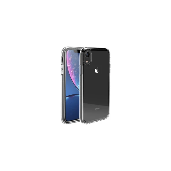 Vendas Apple iPhone XR Air Craft Serisi Sert Silikon Kılıf Şeffaf