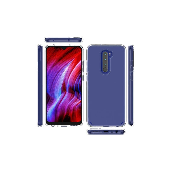 Vendas Xiaomi Redmi Note 8 Pro Air Craft Serisi Sert Silikon Kılıf Şeffaf - 2