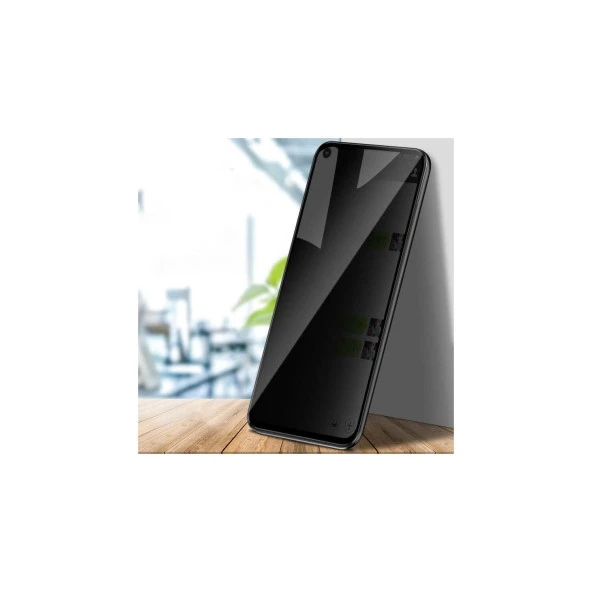 Vendas Apple iPhone 11 Pro Max Tam Kaplama Privacy Hayalet Ekran Koruyucu Siyah - Resim 3