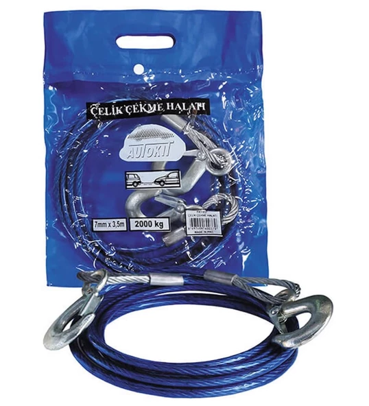 Autokit Çelik Çekme Halatı