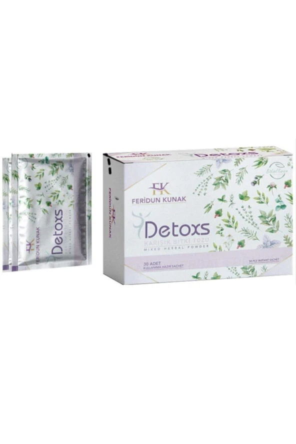 FERİDUN KUNAK Detoxs Karışık Bitki Tozu - Detoxs Çayı 30 Günlük Kullanım 150G