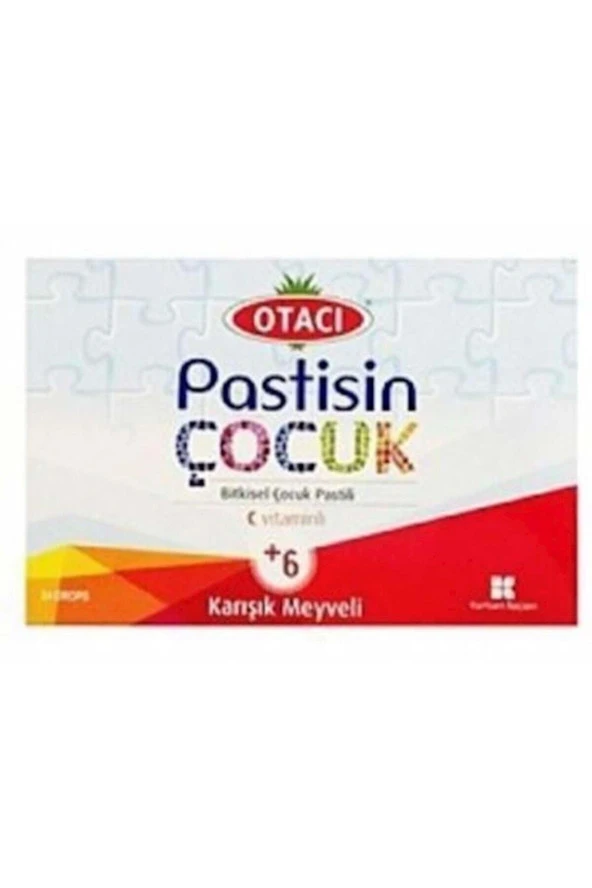 OTACI Pastisin Çocuk Karışık Meyve Vitamin C Pastil 24 Adet