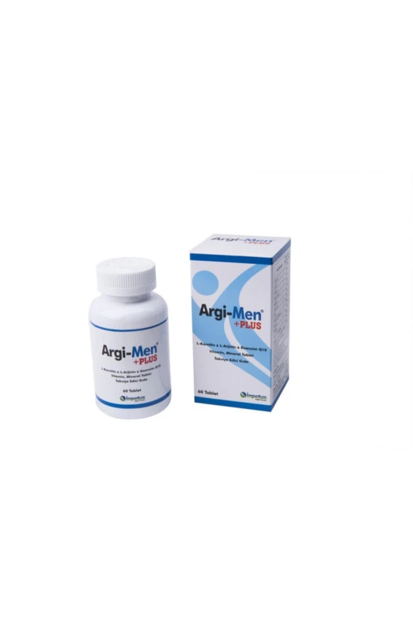 İNPETUS SAĞLIK Argi-Men+Plus 60 Tablet