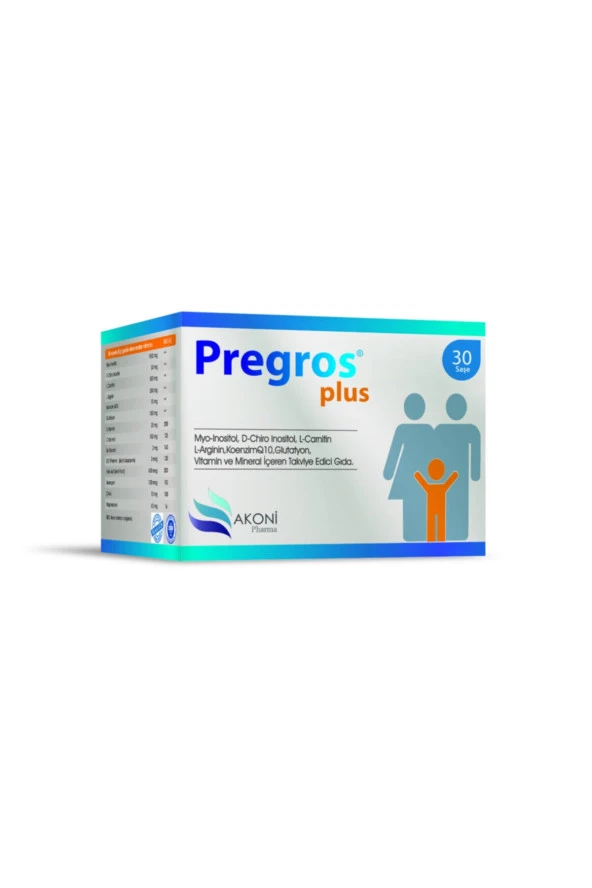 PREGROS PLUS 30 Saşe Multivitaminler