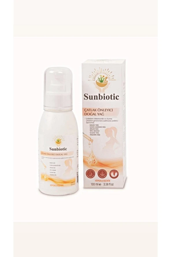 SUNBİOTİC Çatlak Önleyici Doğal Yağ 100 Ml