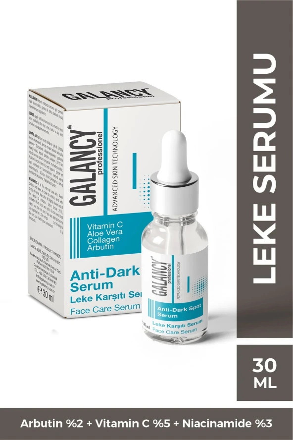 Anti-Dark Leke Serum 30 Ml Arbutin 2 + Vitamin C 5 + Niacinamide 3