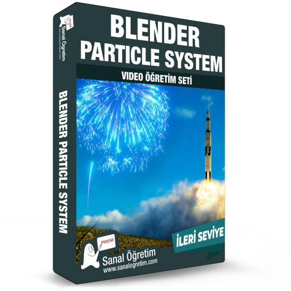 Blender Particle System Video Ders Eğitim Seti