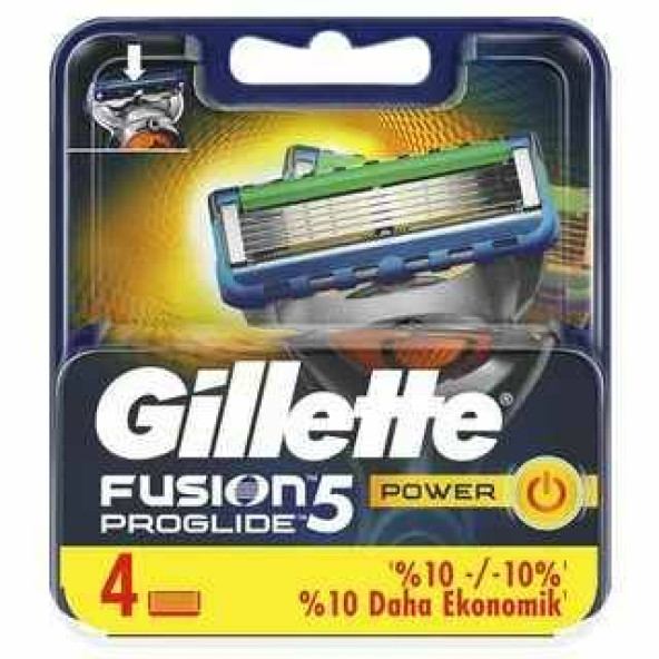 Gillette Fusion Proglide Power Yedek Tıraş bıçağı 4'lü 7702018085576