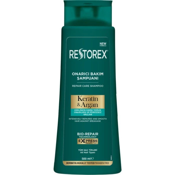 Restorex Şampuan 500 ml Argan Keratin